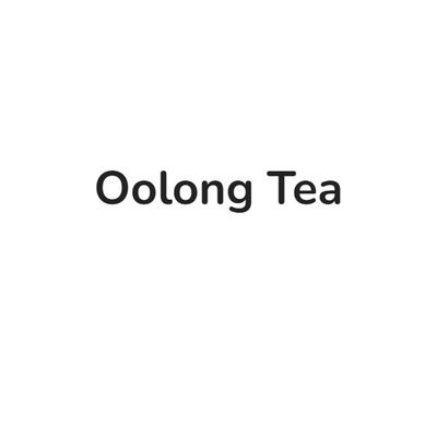 Oolong Tea