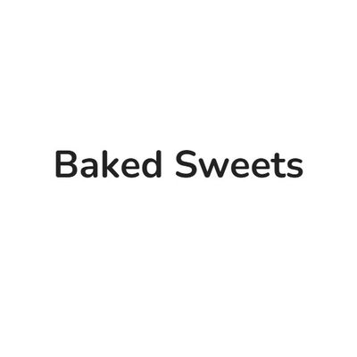 Baked Sweets