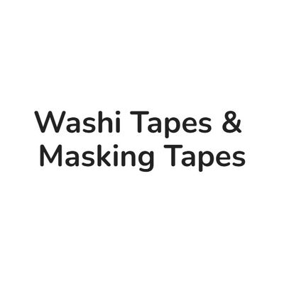 Washi Tapes &amp; Masking Tapes