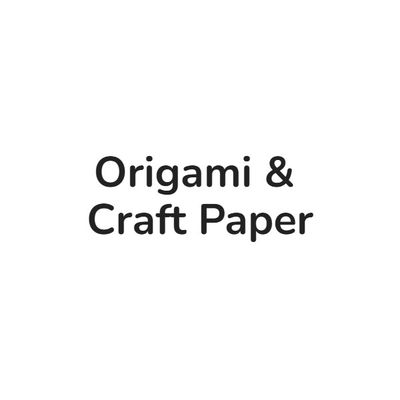 Origami &amp; Craft Paper