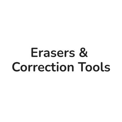 Erasers &amp; Correction Tools