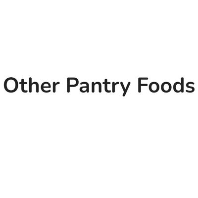 Other Pantry Foods