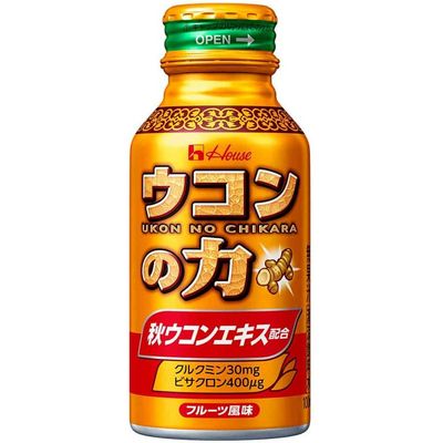 House Ukon no Chikara Turmeric Drink 100ml (Single / 6 Bottles)