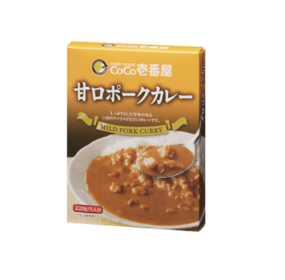 Coco Ichibanya, Retort Packed Curry, Mild Pork
