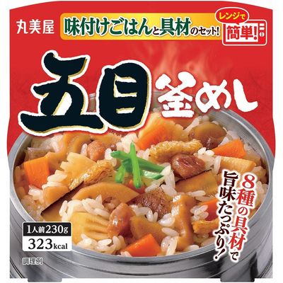 Marumiya Gomoku Kamameshi Ready-to-Eat Seasoned Rice with Vegetables &amp; Chicken 230g