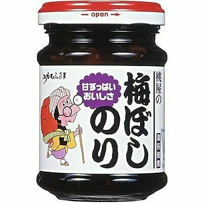 Momoya Umeboshi Nori Seaweed Paste 105g Japanese Rice Topping, 105g