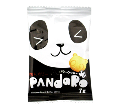 Yaokin Pandaro Panda-Shaped Cookies 7g × 24 Packs