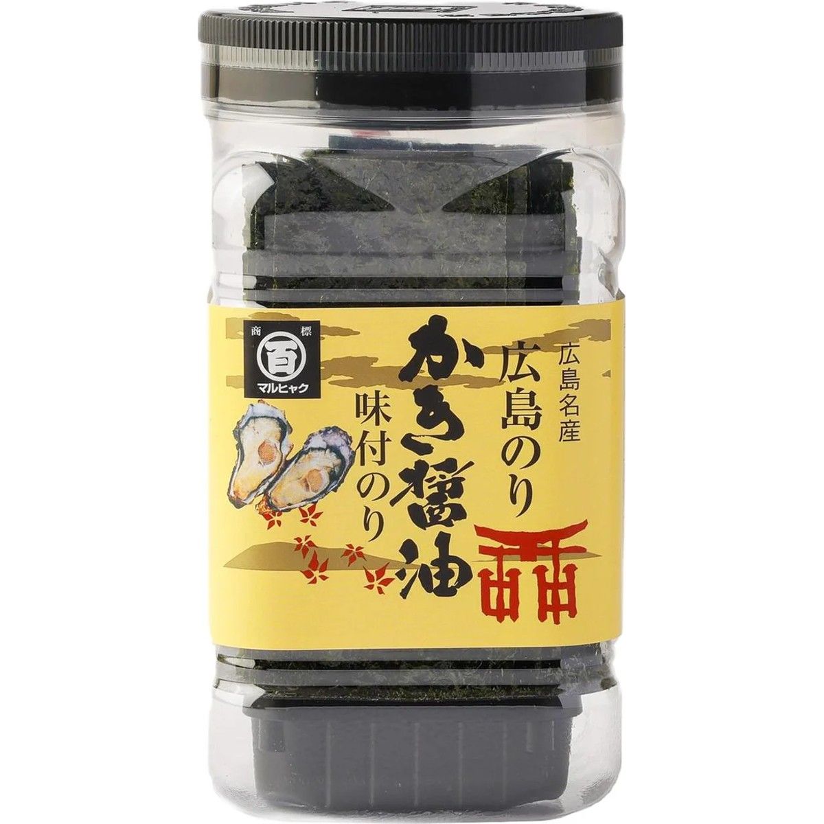 Hiroshima Nori Oyster Soy Sauce Seasoned Nori 8-Cut 40 Sheets