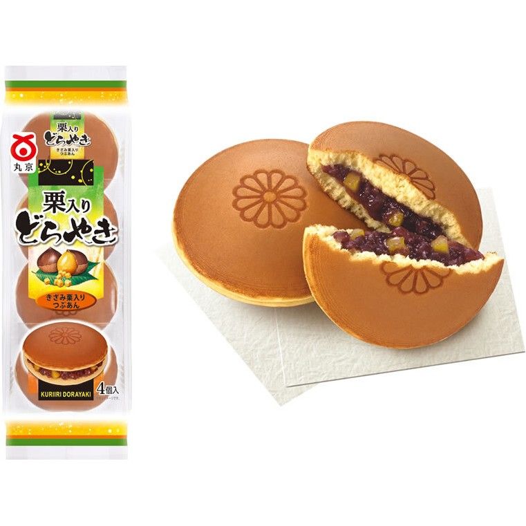 Marukyo Chestnut Dorayaki 4 Pieces