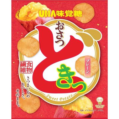 UHA Osatsu Dokki Sweet Potato Chips Plain 65g