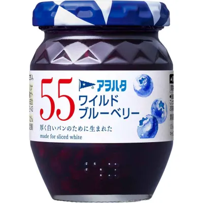 Aohata 55 Wild Blueberry Jam 150g Low Sugar Fruit Spread