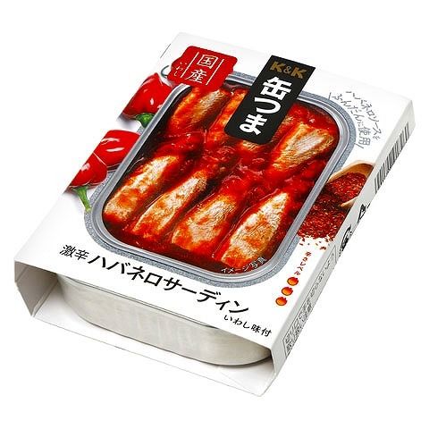 Kokubu Kantsuma Extra Spicy Habanero Sardines 105g