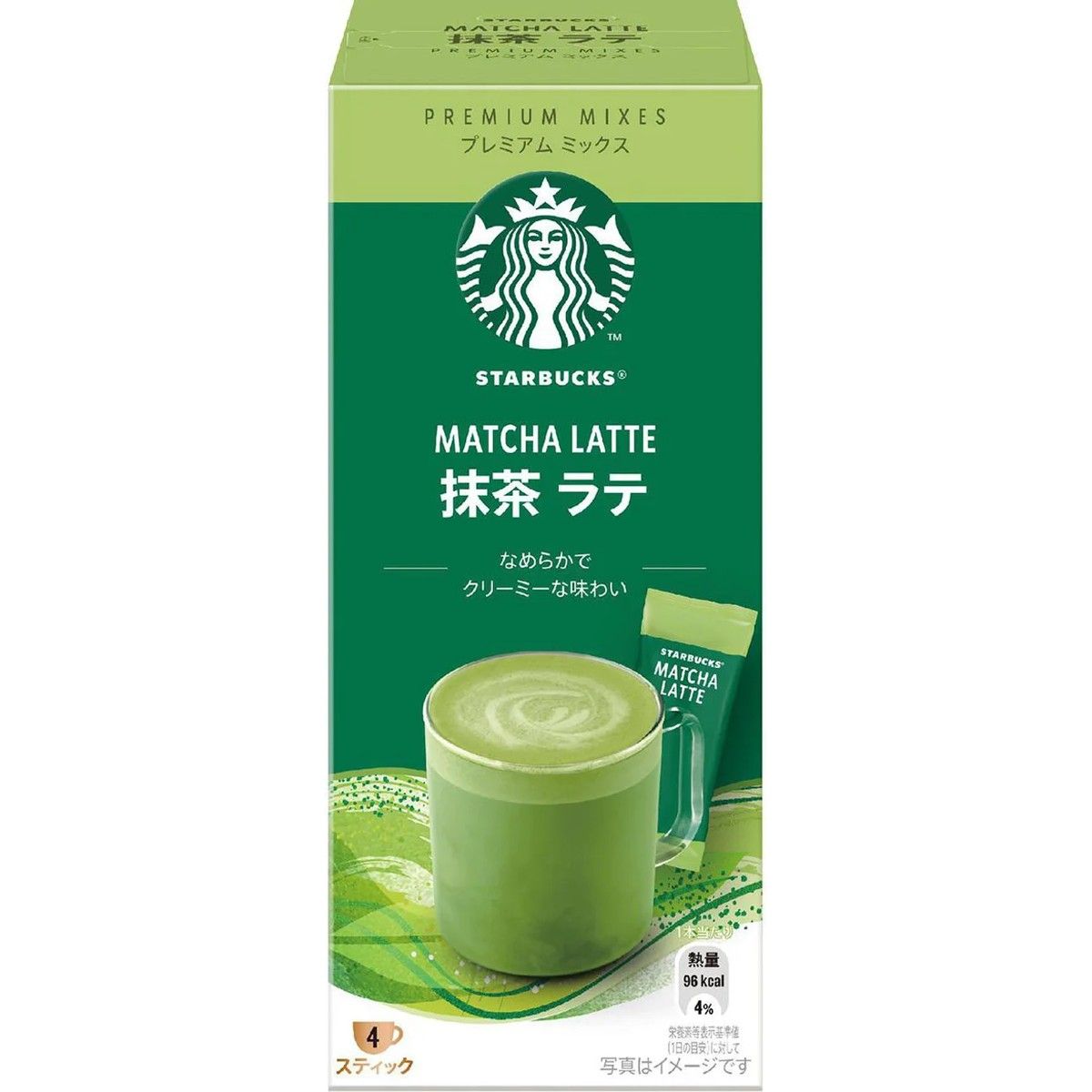 Nestle Starbucks Premium Mix Matcha Latte 96g (24g x 4 Sticks)