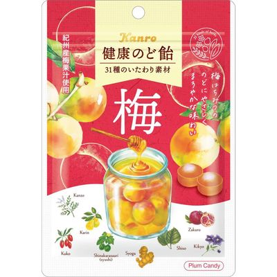 Kanro Kenko Nodo Ame Ume Candy (90g)