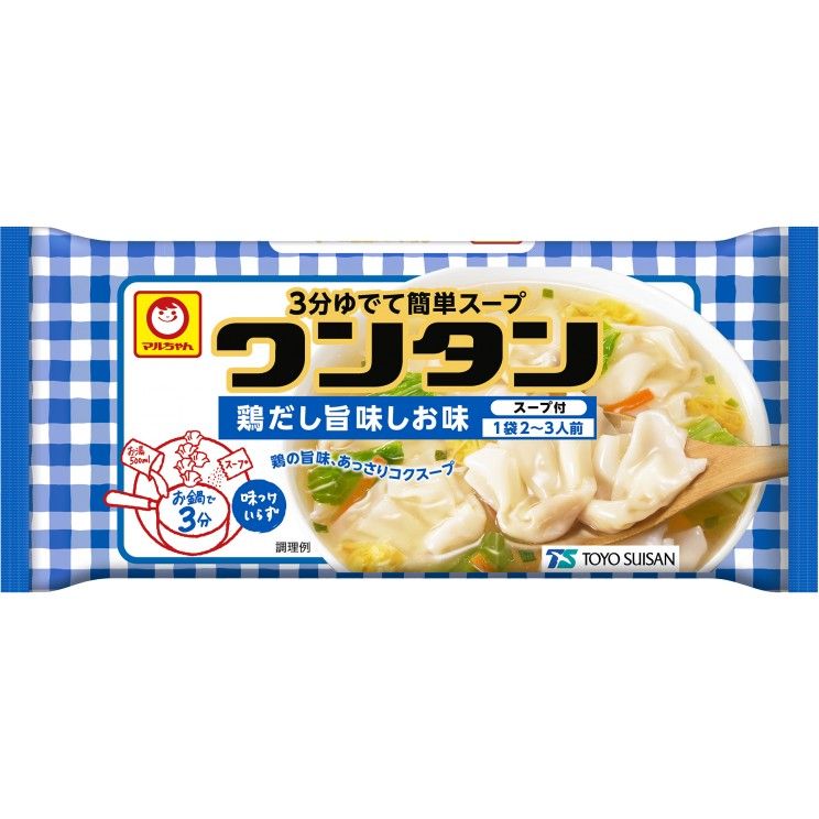 Toyo Suisan Maruchan Tray Wonton Chicken Salt Soup 55g