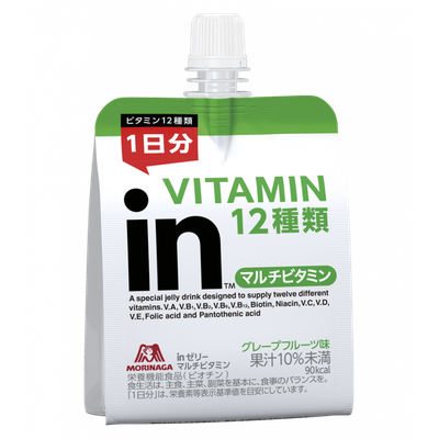Morinaga in Jelly Multivitamin in Grapefruit Flavor 180g