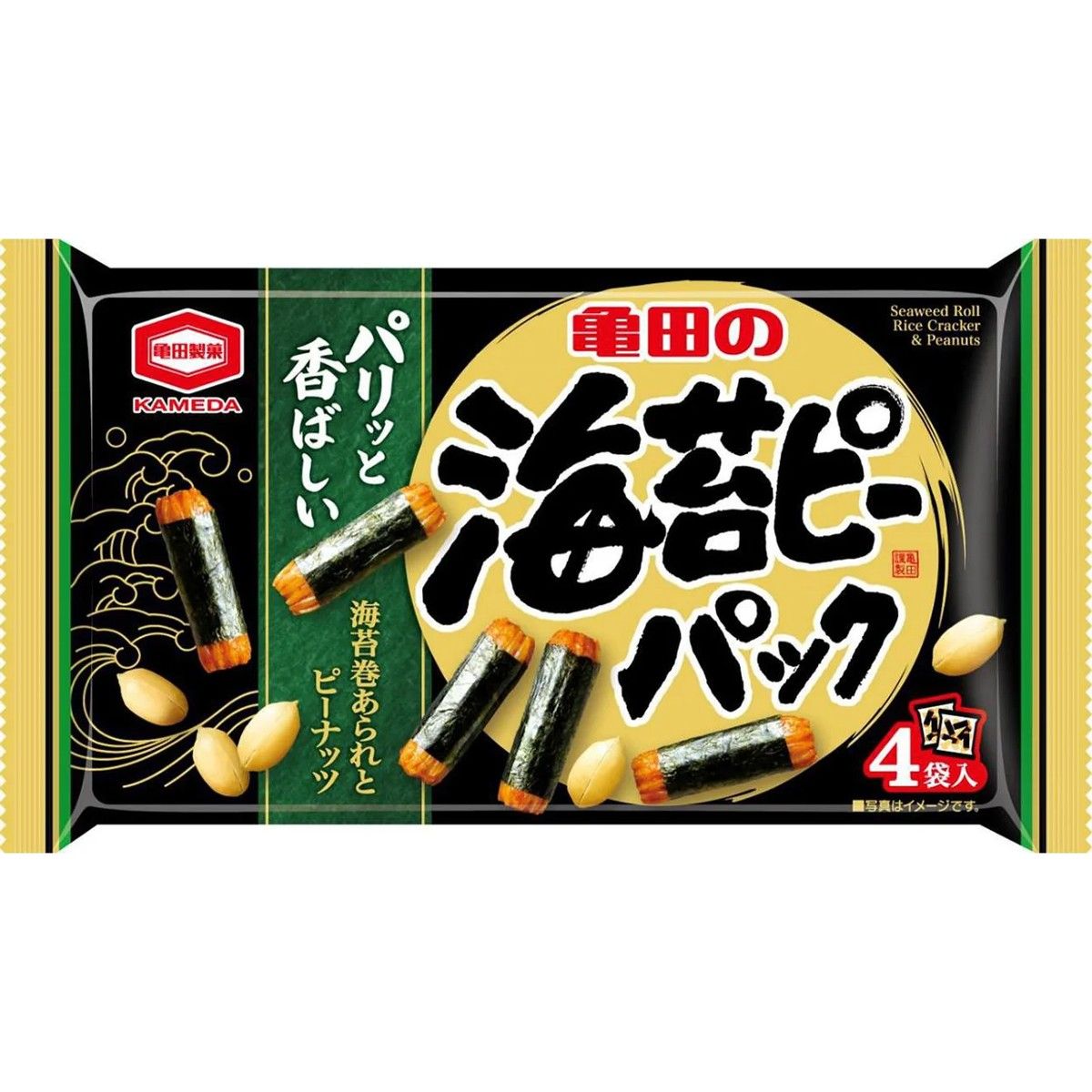 Kameda Seika Nori Pea Pack 85g (4 Bags)