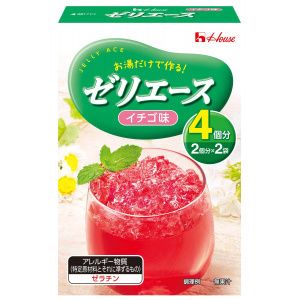 House Jelly Ace Strawberry Flavor Jelly Mix 92g