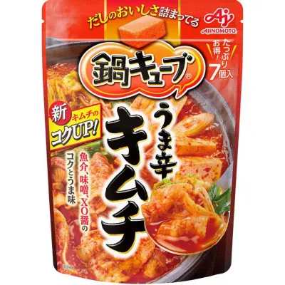 Ajinomoto Nabe Cube Umakara Kimchi Hot Pot Base 7 Cubes