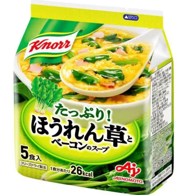Ajinomoto Knorr Spinach and Bacon Soup 5 Servings