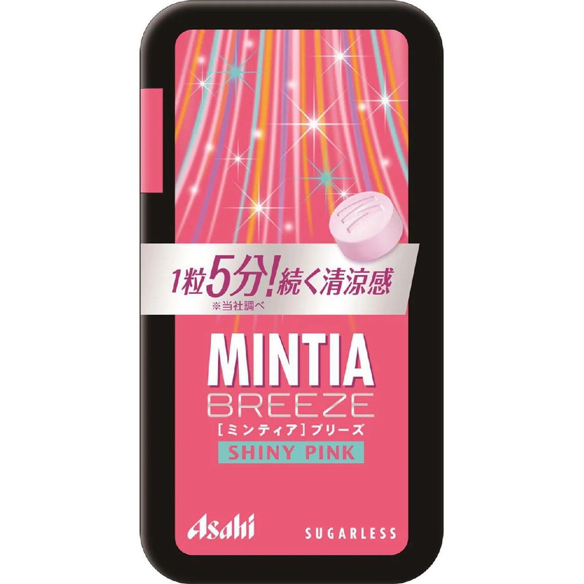Asahi Group Foods Mintia Breeze Shiny Pink Mint Tablets 30 Pieces 22g