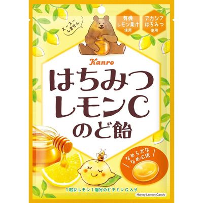 Kanro Honey Lemon C Nodo Ame Throat Candy (75g)