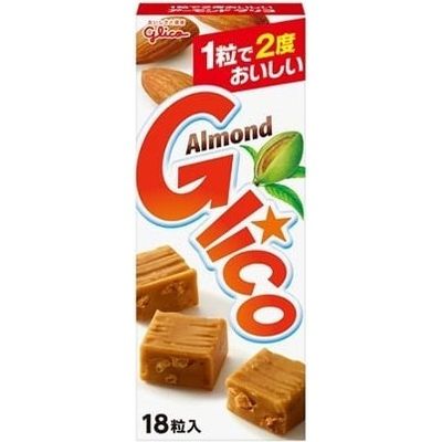Glico Almond Glico Caramel 18 Pieces
