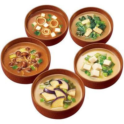 Amano Foods Itsu no Omisoshiru 5-Flavor Set 10 Servings  (Regular / Reduced Salt)