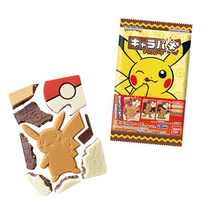 Bandai Pokémon Charapaki Chocolate – 8 Designs, 4 Flavors, Previous Ver
