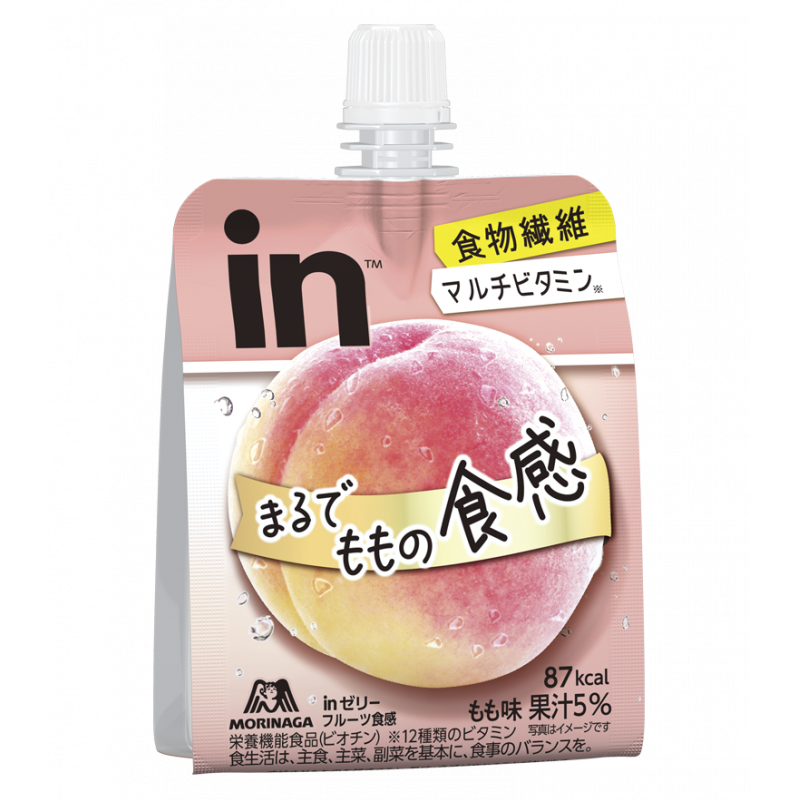 Morinaga in Jelly Fruit Texture Peach Flavor 150g