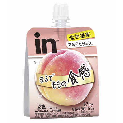 Morinaga in Jelly Fruit Texture Peach Flavor 150g