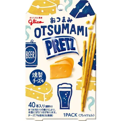 Glico Otsumami Pretz Smoked Cheese Flavor 24g