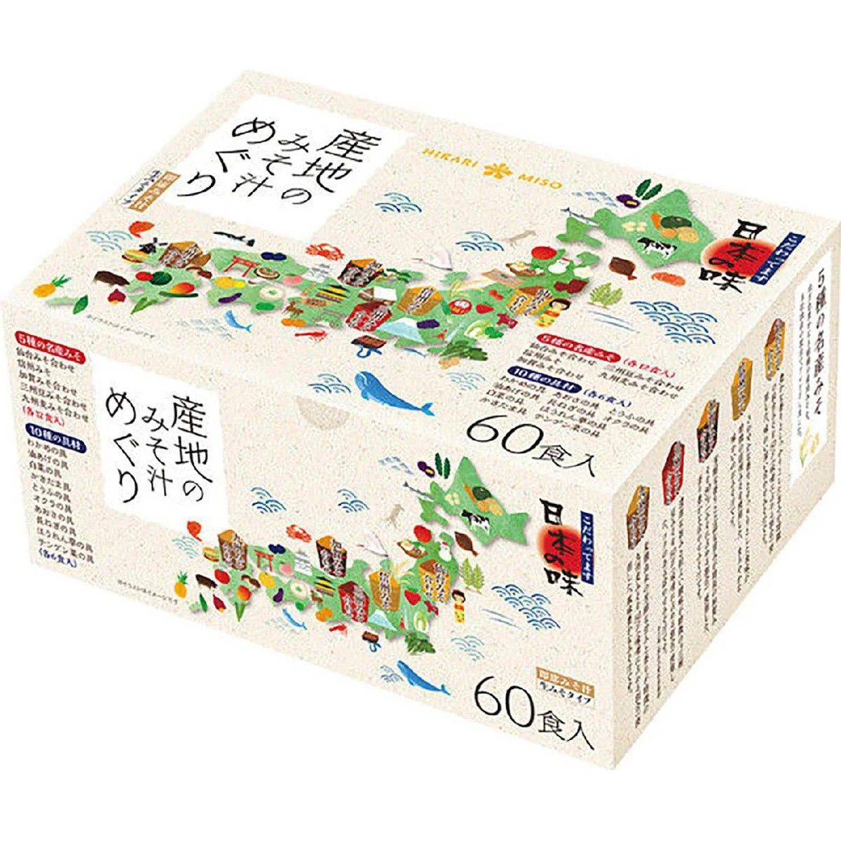Hikari Miso Regional Miso Soup Tour 60 Servings