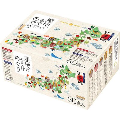 Hikari Miso Regional Miso Soup Tour 60 Servings Hikari Miso Regional Miso Soup Tour 60 Servings