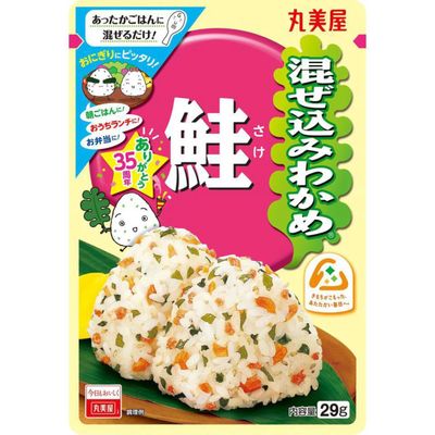 Marumiya Mazekomi Wakame Salmon Furikake 29g Marumiya Mazekomi Wakame Salmon Furikake 29g