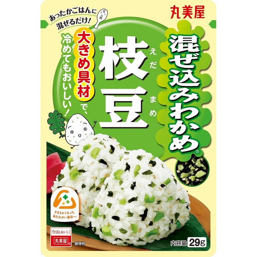 まめむぎ Marumiya Mazekomi Wakame Edamame Furikake 29g