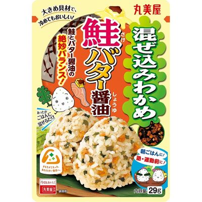 Marumiya Mazekomi Wakame Salmon Butter Soy Sauce Furikake 29g
