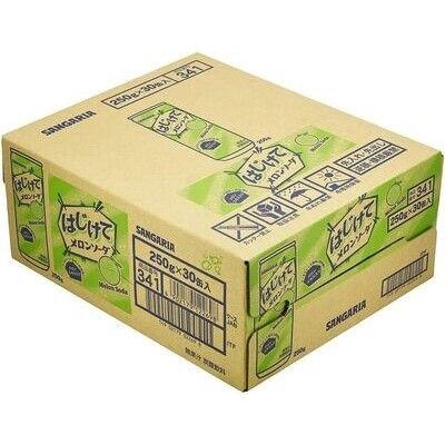 Sangaria Hajikete Melon Soda Can 250g × 30 Cans