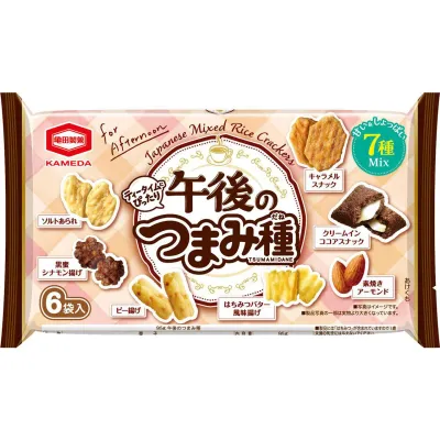 Kameda Seika Afternoon Tsumami Seed Mix 6 Packs 95g