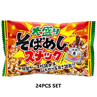 Yaokin Omori Sobameshi Snack 14g × 24 Packs
