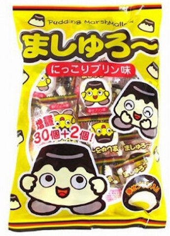 Yaokin Marshrow, Mashuro,  Pudding Marshmallow, 30pc in 1 bag
