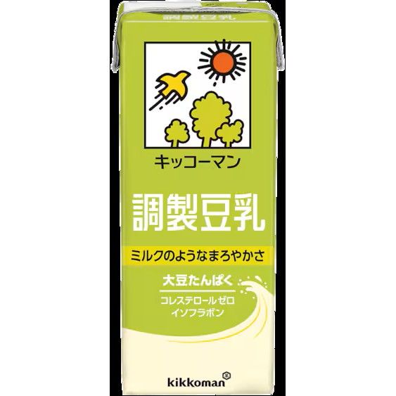 Kikkoman Unsweetened Prepared Soy Milk 200ml