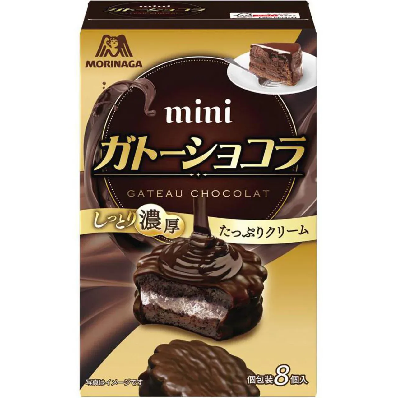 Morinaga Mini Gateau Chocolat Cakes 8pcs