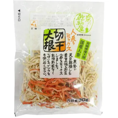 Yamashiroya Dried Daikon Radish & Carrot Mix 30g Yamashiroya Dried Daikon Radish & Carrot Mix 30g