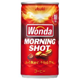 Asahi Wonda Morning Shot Canned Coffee 185g