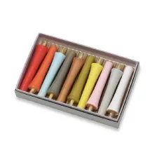 Daiyo, Japanese Candle, Handmade Traditional Crafts, Colorful Assort 60min