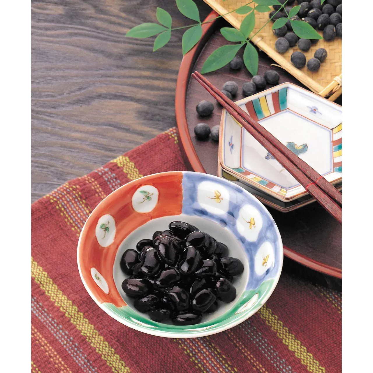 Fujicco Omamesan Mini Black Soybeans Sweet Simmered 2 Packs (62g × 2)
