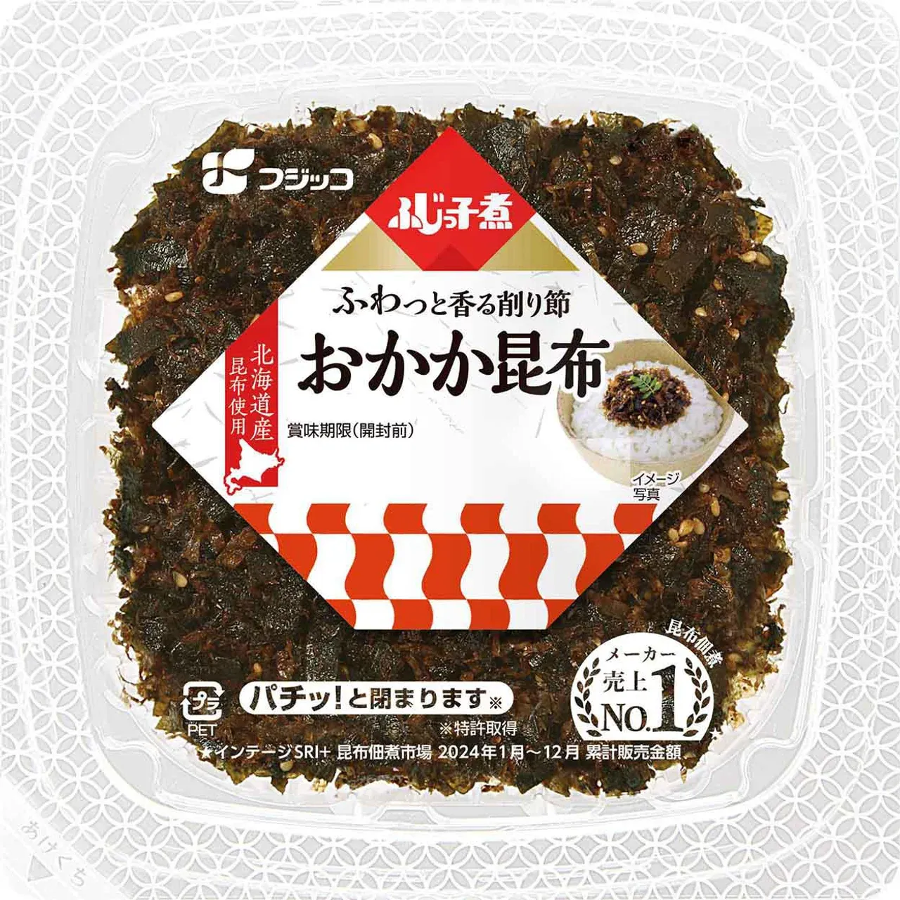 Fujicco Fujikko-ni Okaka Kombu Simmered Seaweed 65g