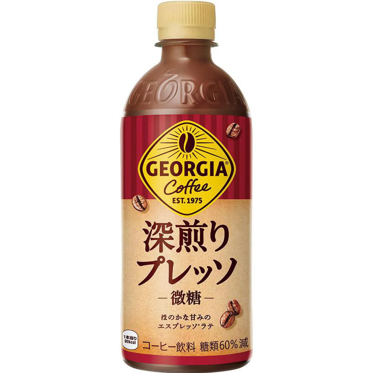 Coca-Cola Georgia Deep Roast Presso 500ml (Single / 24 Bottles)