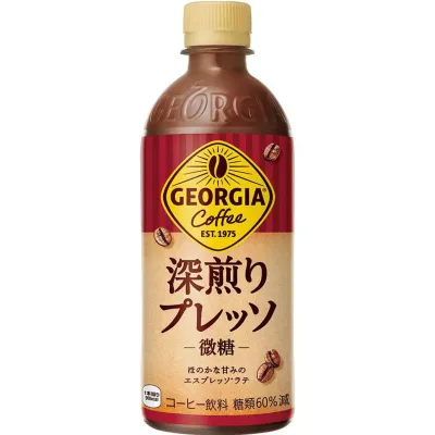 Coca-Cola Georgia Deep Roast Presso 500ml (Single / 24 Bottles) Coca-Cola Georgia Deep Roast Presso 500ml (Single / 24 Bottles)